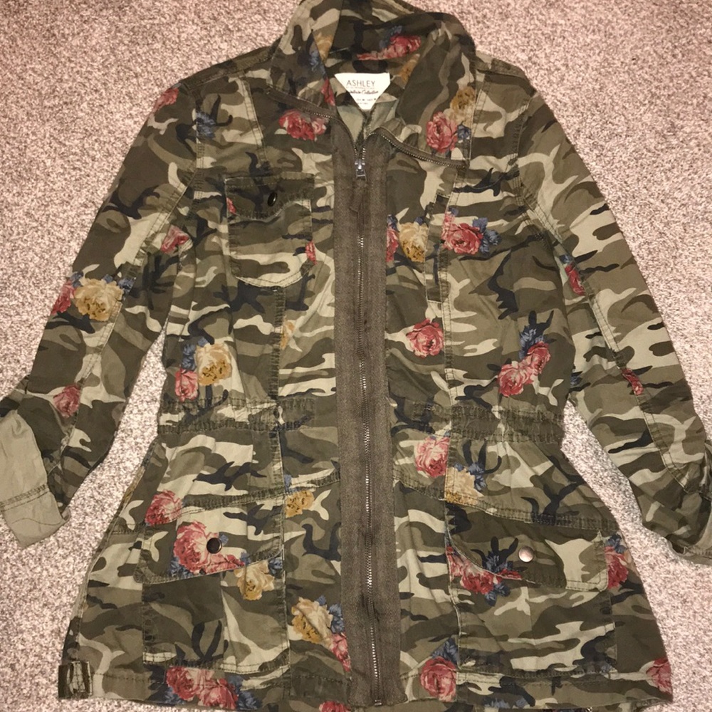 Army floral jacket